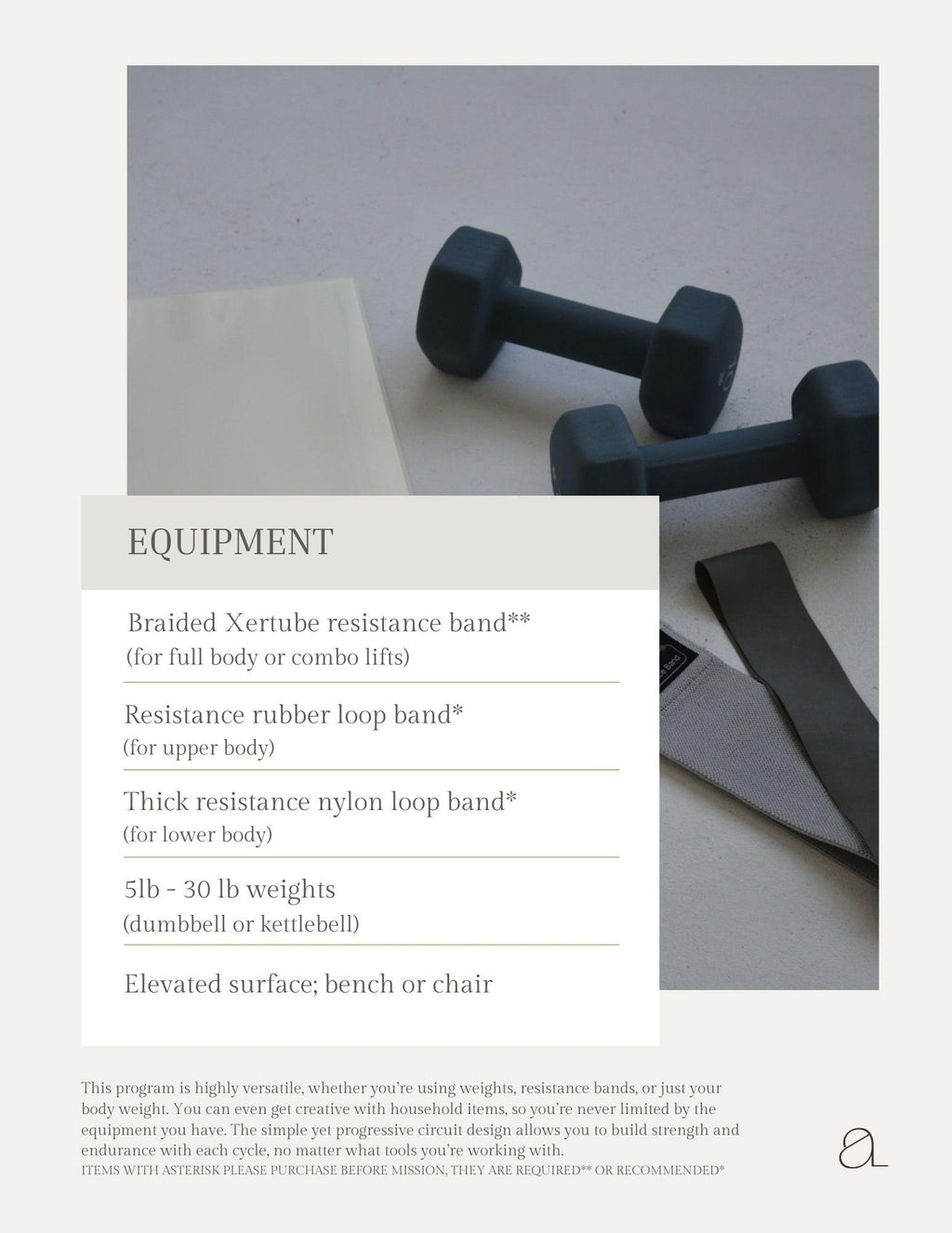 Align Missionary Workout Plan - Base Program (Digital)